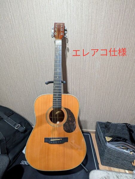 美品/S.yairi YD-05/N 改チューナー付エレアコ 弦低め ソフトケース+付属品