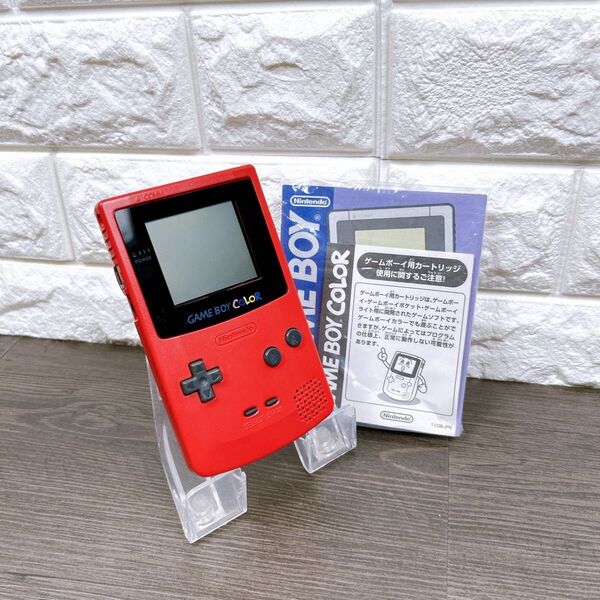 【GBC】ゲームボーイカラー ピンク 本体