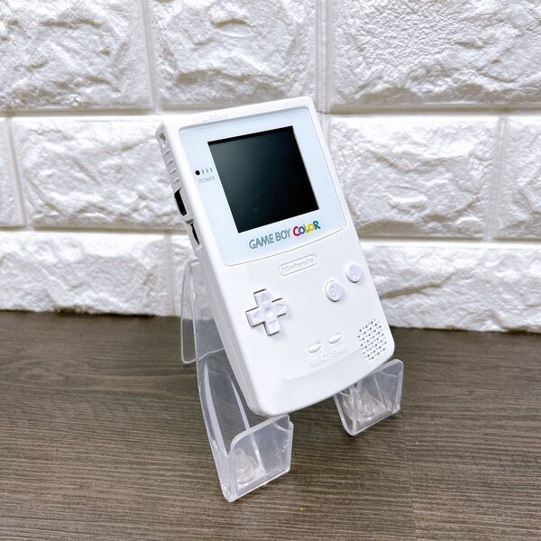 【カスタム】【GBC】ゲームカラー ホワイト 本体