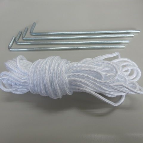 ペグ 4本 テントロープ 4本 テントアクセサリー 紐 杭 テント タープ セット アウトドア キャンプ