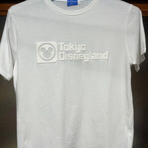 ディズニーランド ロゴ Tシャツ ホワイト 白 LL 公式