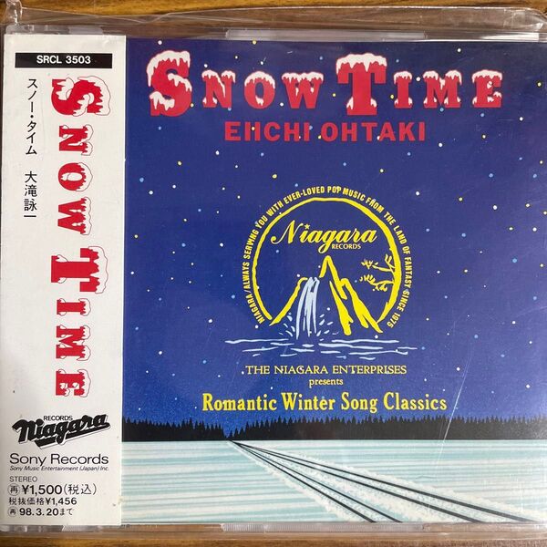 CD 大滝詠一 スノー・タイム 白レーベル盤 SRCL3503 EIICHI OHTAKI SNOW TIME