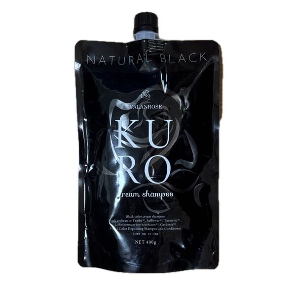 VALANROSE KURO クリームシャンプー ナチュラルブラック 400g