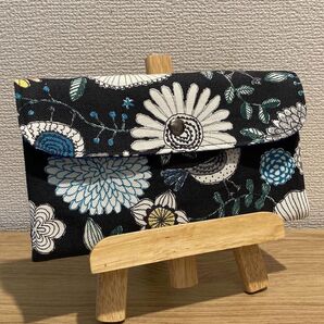 ハンドメイド 通帳ケース Miyako Kawaguchi マルチポーチ