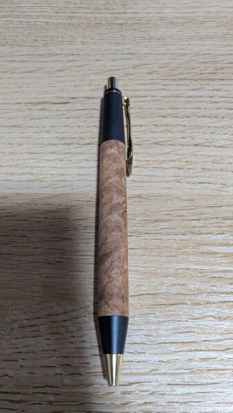 杢軸シャーペン (木軸シャーペン) 花梨瘤 検索用 野原工芸 ボナンペン