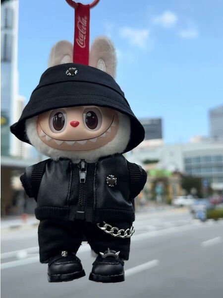 ラブブ labubu ぬいぐるみ服着せ替え服 かこいい6点セット LABUBU ぬい服