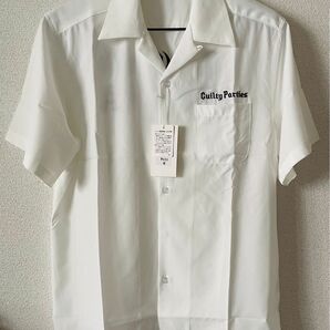 WACKO MARIA Guilty Parties 背中ロゴ ホワイト半袖シャツ