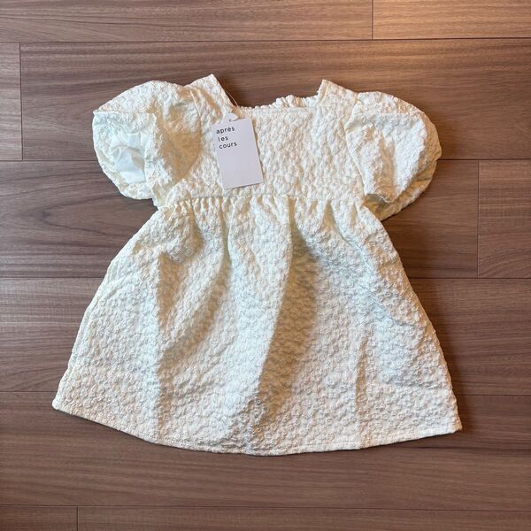 アプレレクール 女の子 ワンピース キッズ 子供服 白 新品未着