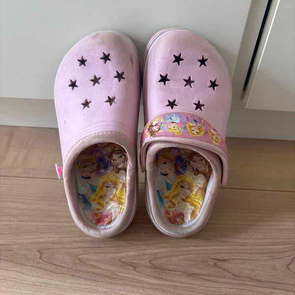 ディズニー プリンセスクロックス サンダル ピンク 18cm