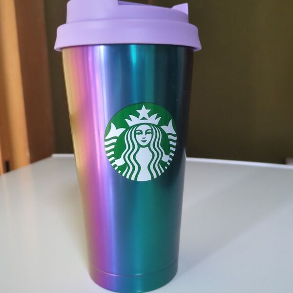 スターバックス ステンレスタンブラー レインボー STARBUCKS スタバ GOロゴカップタンブラー