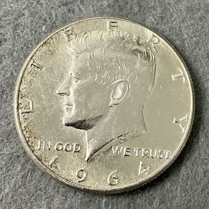 ケネディ ハーフダラー銀貨 50セント 1964年 アメリカ合衆国
