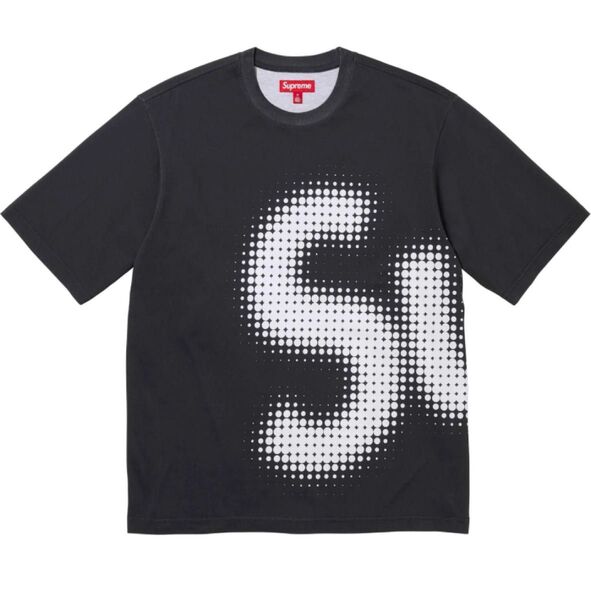 新品 シュプリーム Supreme Halftone S/S Top Black SIZE:M 24SS week6
