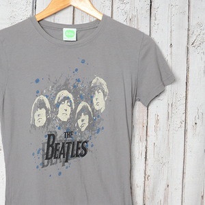 GS9001 ビートルズ BEATLES Tシャツ レディース M 肩幅39 ロック メール便可 xq