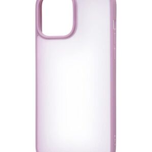 レイ・アウト 2021 iPhone 13 Pro Max マットハイブリッド SHEER/シアーホワイト/ラベンダー ケース