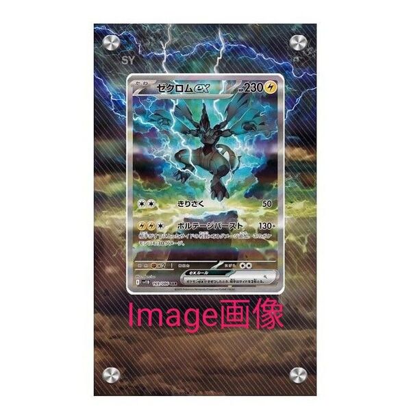 【ディスプレイフレーム】ゼクロム ex sar 専用 コレクション ケース ポケモンカード ポケカ ブラックボルト【検品済】