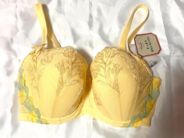 新品 レッドレーベル バイ トリンプ 0099 ブラジャー トリンプ G75 イエロー 黄色