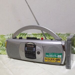 aiwa アイワ ステレオ ラジオ カセットレコーダー (ミニラジカセ)