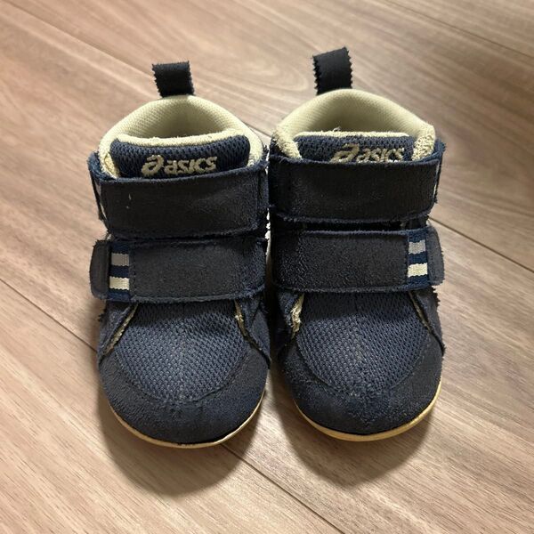 asics 13cm アシックス ネイビー スクスク ファーストシューズ