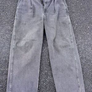 GU バギーデニム sサイズ グレー 総丈100㎝