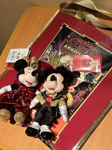 ディズニーストア ミッキー ミニー ショッピングバッグ ショプバ ぬいチャーム キーチェーン ぬいぐるみ