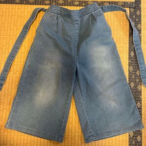 デニムリボン付きハーフパンツ 130㎝