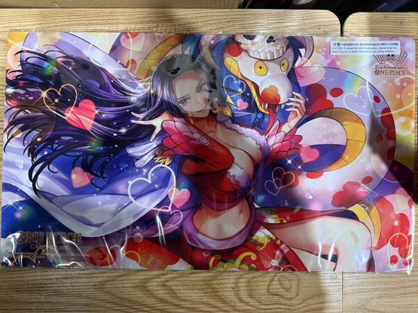 ワンピースカードゲーム 中国2周年限定 ハンコック プレイマット1枚 新品未使用品