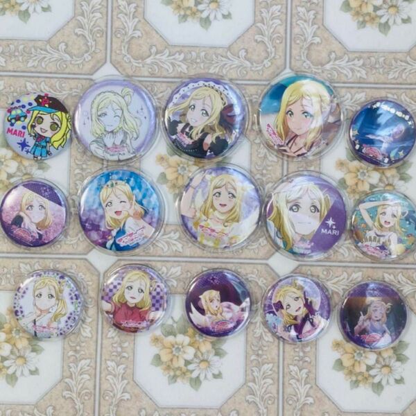 ラブライブ サンシャイン 小原鞠莉 缶バッジ まとめ セット 缶バッジ グッズセット ラブライブ グッズ 缶バッチ