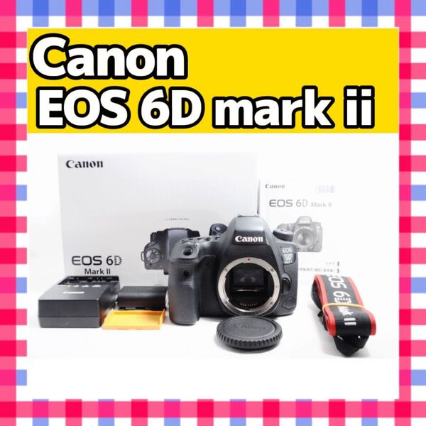 ボディのみ キヤノン Canon 6D MarkII 一眼レフカメラ デジタルカメラ デジカメ Wi-Fi