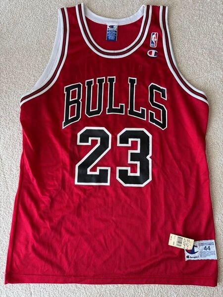マイケルジョーダン NBAシカゴブルズ オーセンティックユニフォーム Champion サイズ44