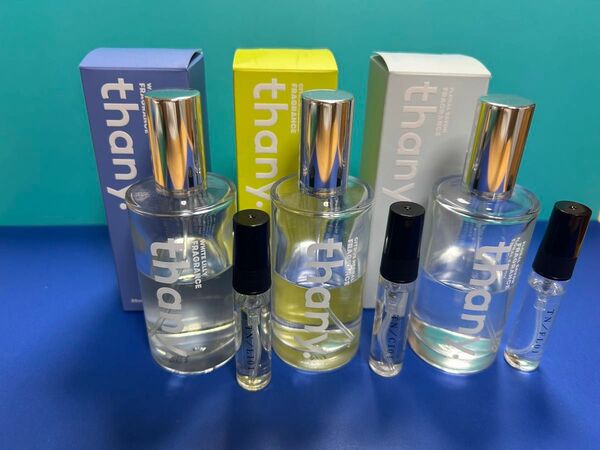 香水お試しセット、thany 香水 フレグランス 3種セット、各4ml