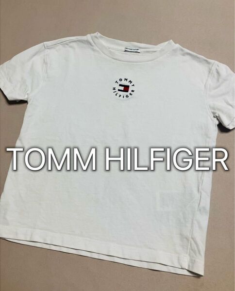 トミーヒルフィガー tommy hilfiger 半袖Tシャツ 白 ホワイト 子供服 120