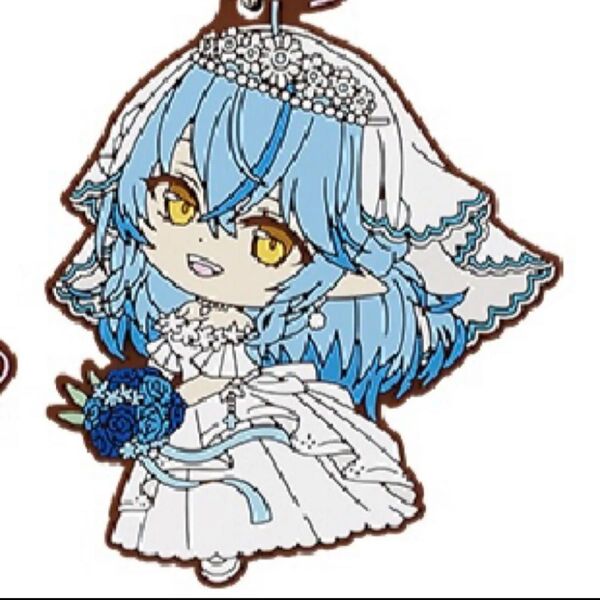 一番くじ ホロライブ ~Wedding Dress Style~ きゅんキャラ賞 ラバーチャーム 雪花ラミィ