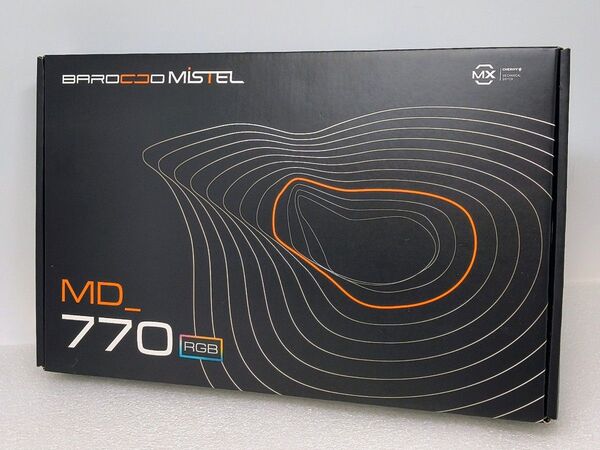 【動作確認済】BAROCCO MISTEL MD770 RGB JP 左右分割キーボード日本語配列(JIS)茶軸