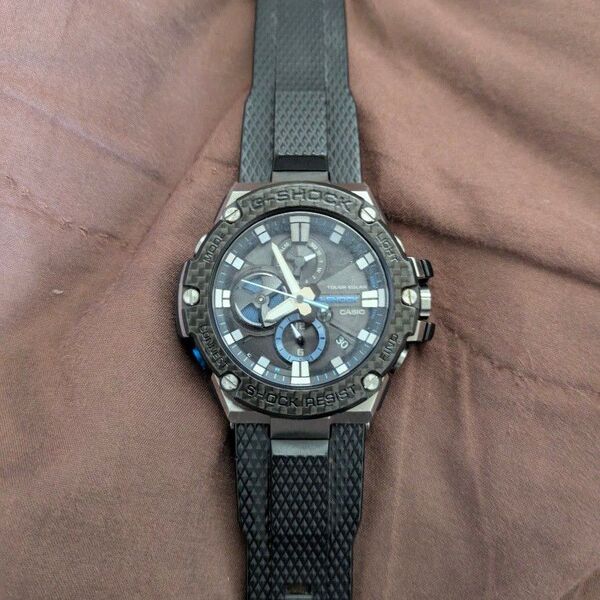 G-SHOCK G-STEEL Bluetooth搭載タフネスクロノグラフ GST-B100XA-1AJF 電池交換済