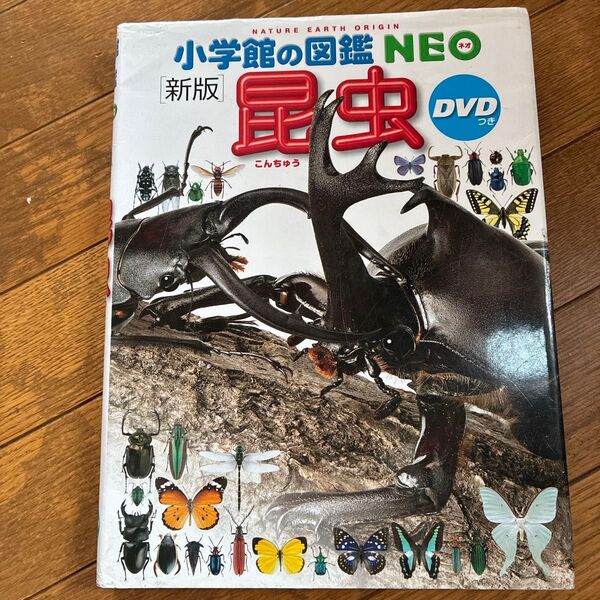 小学館の図鑑NEO 昆虫 カバーあり dvd なし
