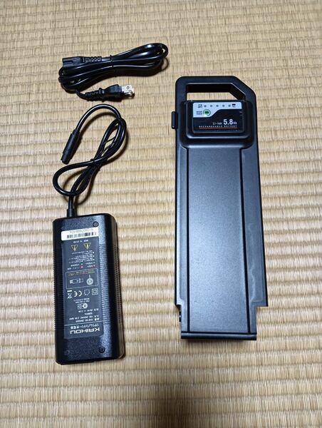KAIHOUカイホウMIMUGOミムゴ電動自転車用バッテリー(専用充電器付き)HB-BAJ05-S