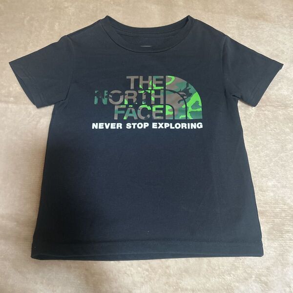 THE NORTH FACE 半袖Tシャツ 110cm ブラック カモフラ
