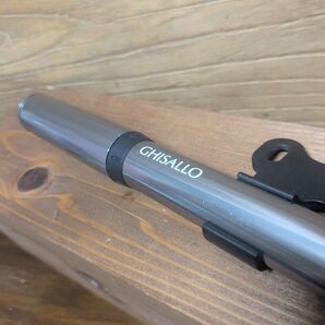 GHISALLO 自転車 携帯空気入れ シルバー系