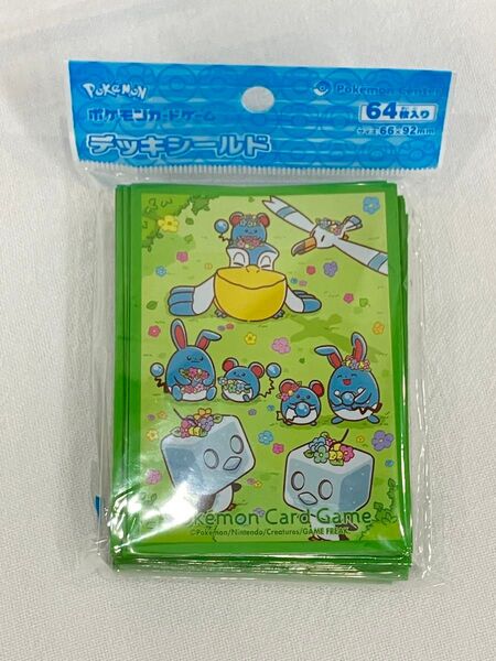 デッキシールド スリーブ ポケカ ポケモンカードゲーム ペリッパー コオリッポ マリル マリルリ