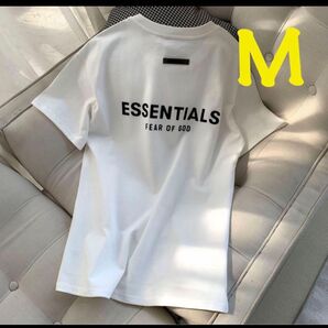 エッセンシャルズ ホワイト FOG ESSENTIALS Tシャツ Mサイズ