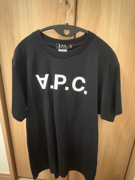A.P.C. ロゴTシャツ ブラック M 新品未使用タグ付き
