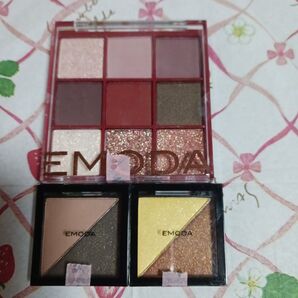 EMODA アイシャドウパレット&アイシャドウ 3個セット