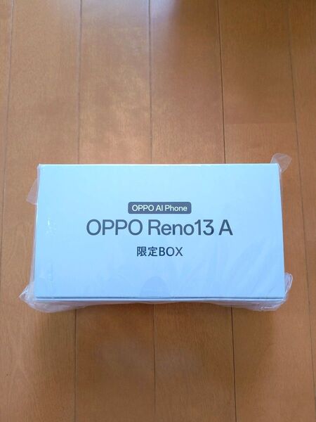 新品未使用未開封 OPPO Reno13 A チャコールグレー限定BOX