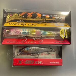 メガバス 2025 福袋限定 ソルト3点 キリンジ干支カラー カゲロウ x80