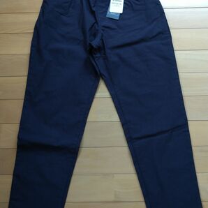 Rag Out 裏起毛 テーパード シルエット パンツ ストレッチ 濃紺