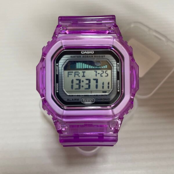 GLX-5600 ベルベゼ交換品 G-SHOCK タイドグラフ ムーンデータ パープル スケルトン スピード カスタム パーツ 紫