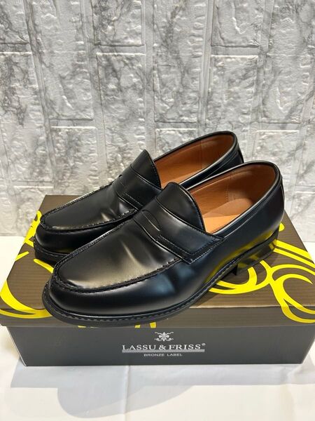 LASSU&FRISS ブラック クラシックローファー size25.5