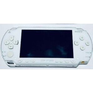 PSP-1000 ホワイト完動品 バッテリー メモリースティック1GB 充電ケーブル 本体ソフトケース