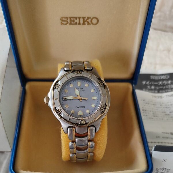 セイコー SEIKO ダイバーズウォッチ スキューバ200 ジャンク品 不動品 腕時計