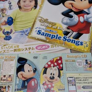 Disney World of English DVD CD 絵本のセット